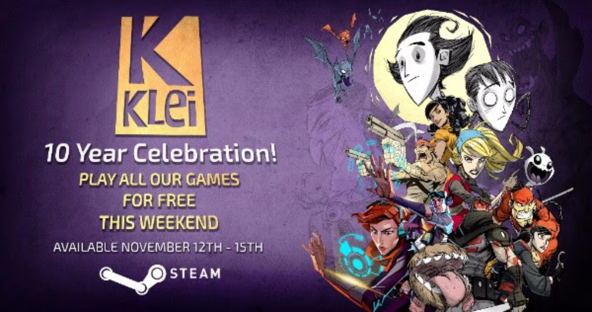 Klei Entertainment 10 Year Celebration and Sale