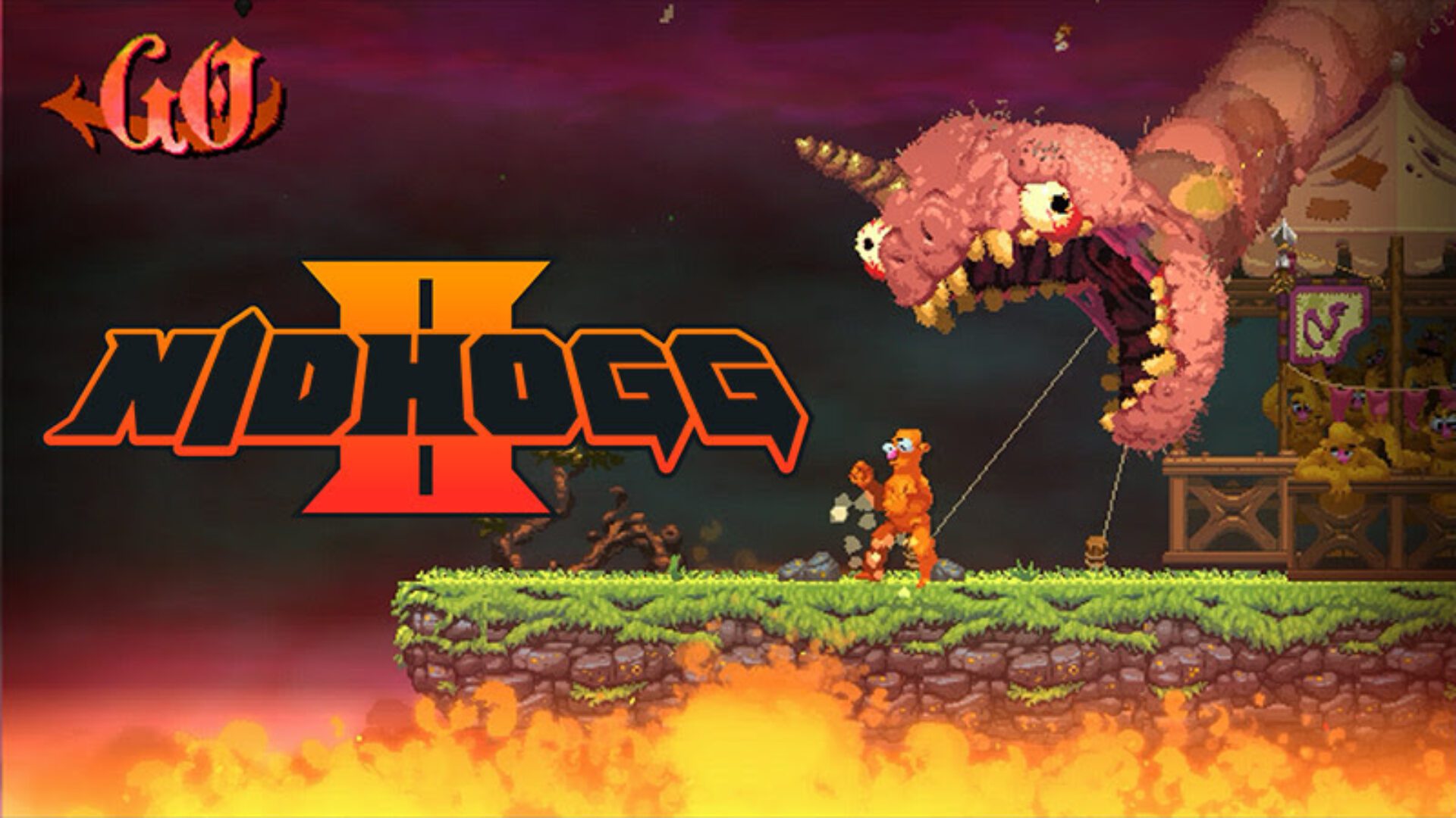 Sequel to Messhof’s award-winning game Nidhogg, to be shown for the first time at TwitchCon
