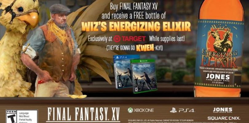 Obtain WIZ Energizing Elixir Free at Target with Purcahse of Final Fantasy XV