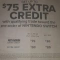 Gamestop Nintendo Switch Incentive