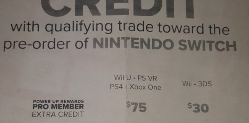 Gamestop Nintendo Switch Incentive