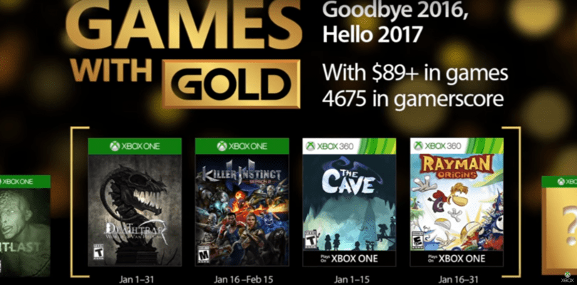 Games with Gold January 2017