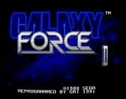 Galaxy Force II Title Screen