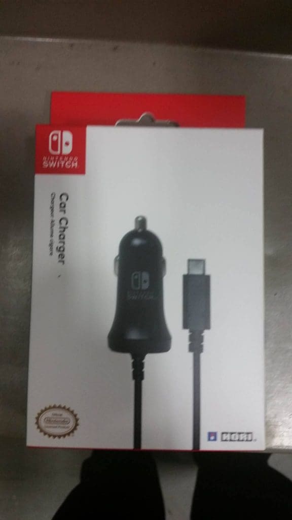 Switch accessories car charger front