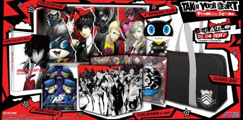 ATLUS Reveals Contents Of Persona 5 “Take Your Heart” Premium Edition