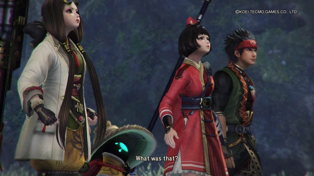 Toukiden 2 cutscene characters