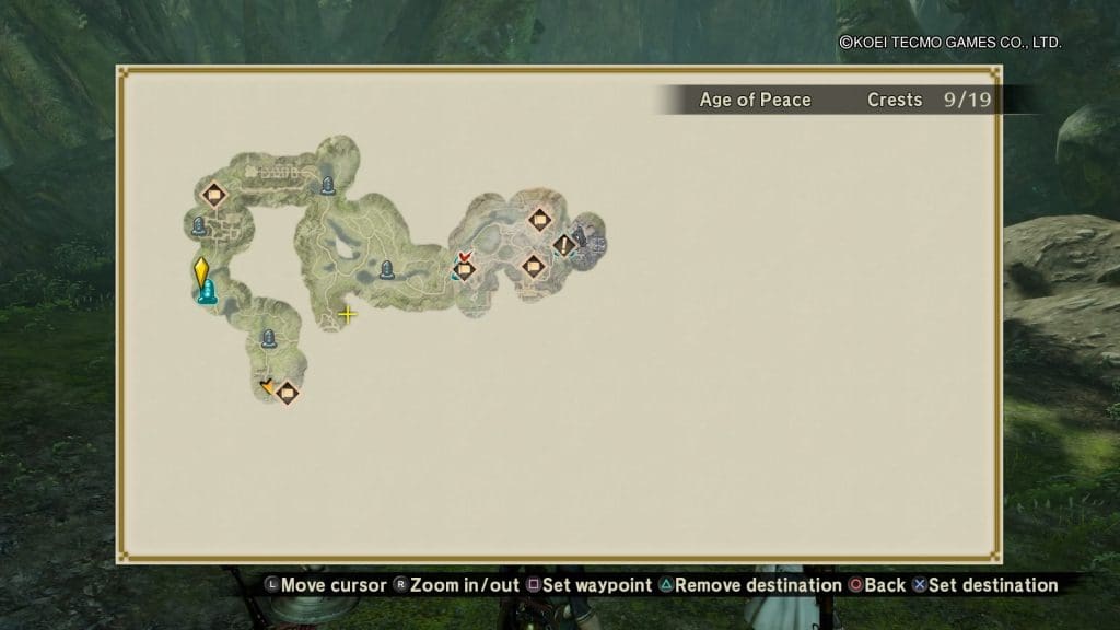 Toukiden 2 open world map