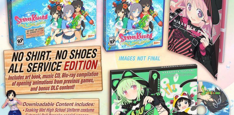 XSEED Announces Senran Kagura Peach Beach Splash “No Shirt, No Shoes, All Service” Edition