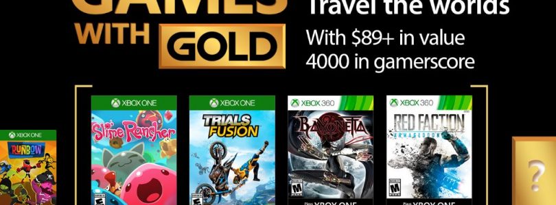 August 2017’s Games with Gold Announced