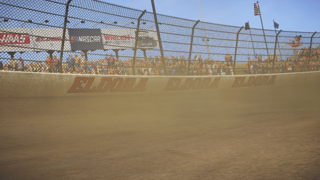 NASCAR Heat 2 dirt track dust cloud