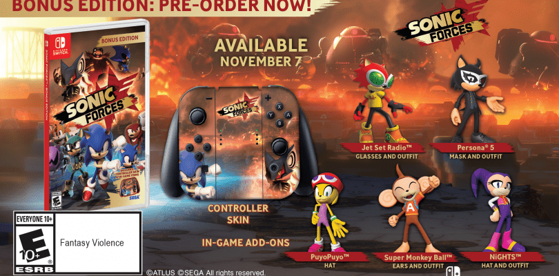 Sonic Forces Release Date And Physical Bonus Edition Announced