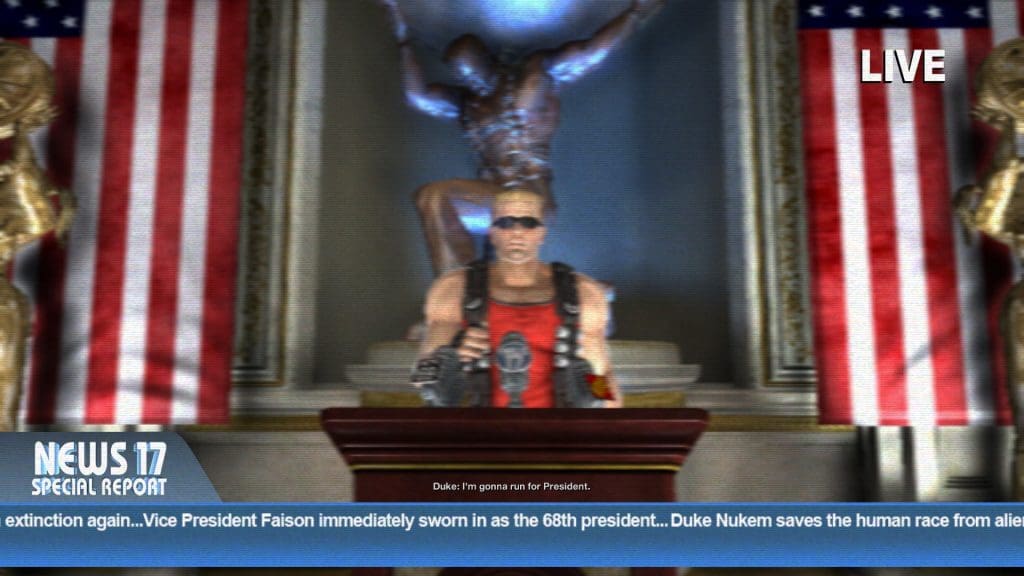 Duke Nukem Forever Running for President