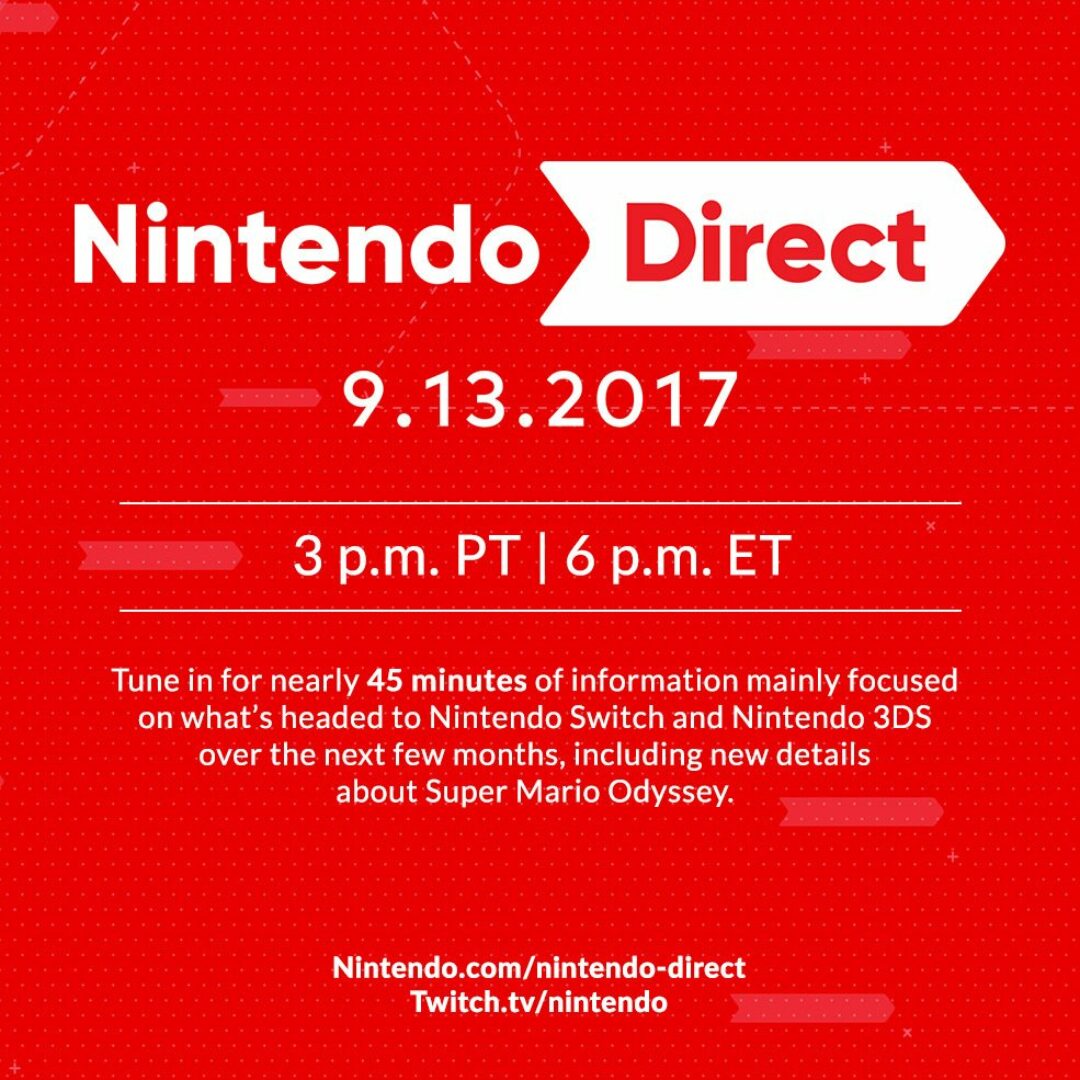 Switch and 3DS Nintendo Direct Arriving This Wednesday