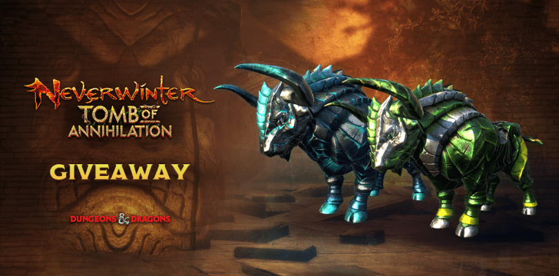 Enter Our Neverwinter: Tomb of Annihilation Gorgon Mount Giveaway!