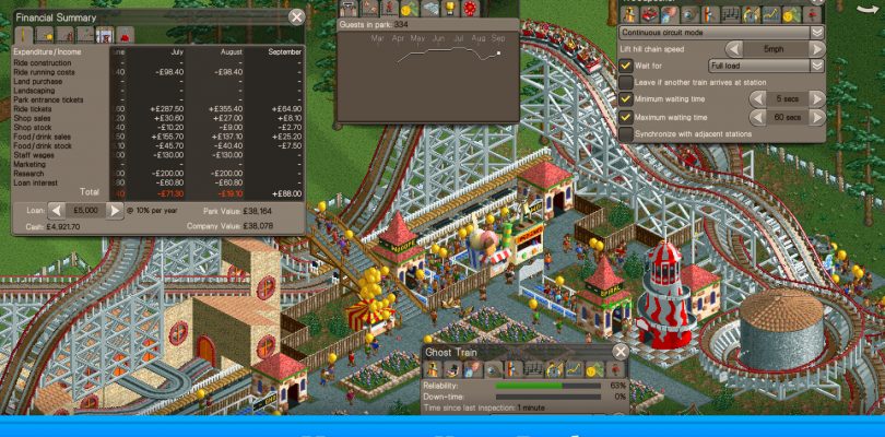 RollerCoaster Tycoon Classic Now Available on Steam