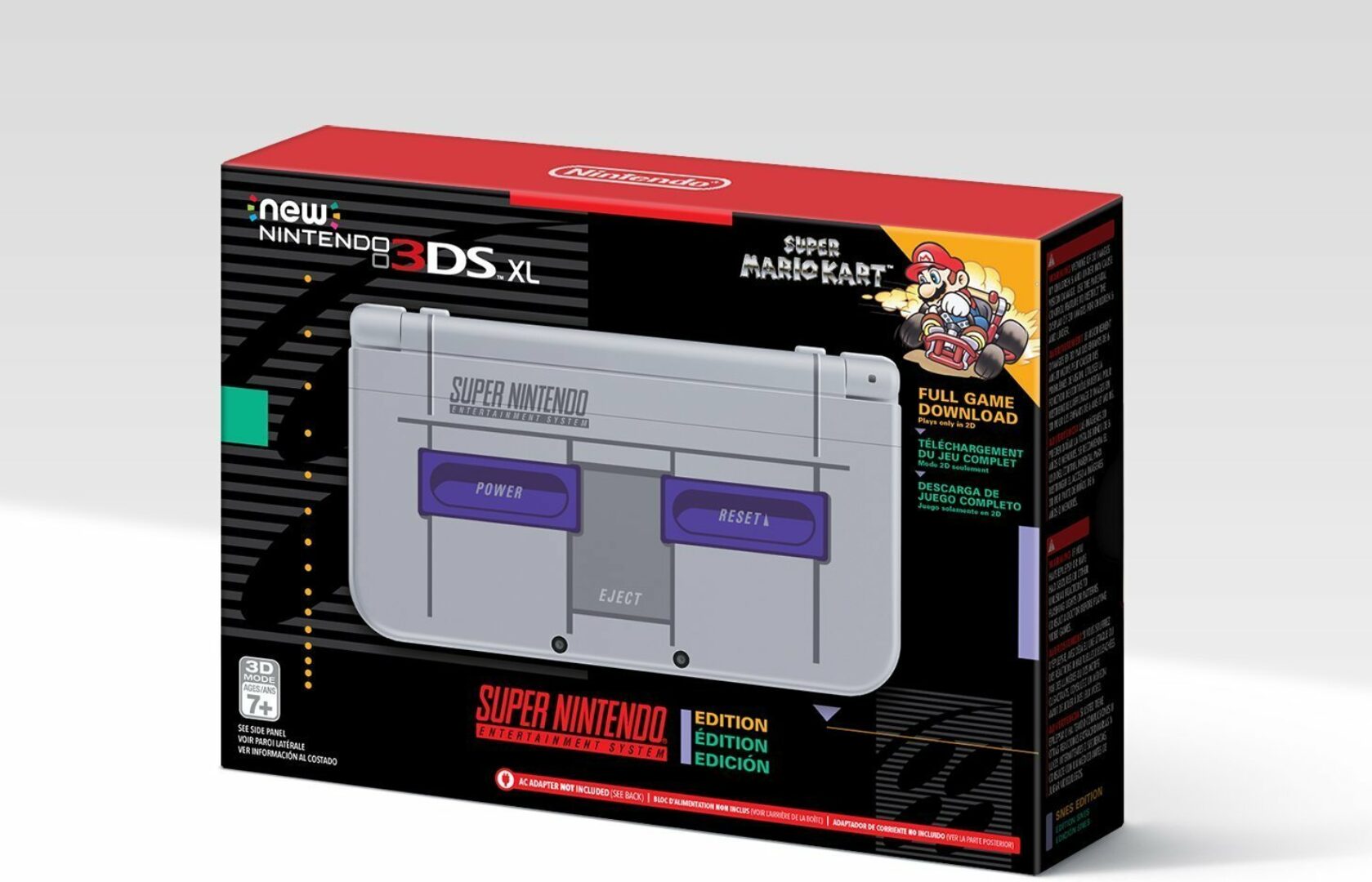 New Nintendo 3DS XL SNES Edition Headed To The U.S.