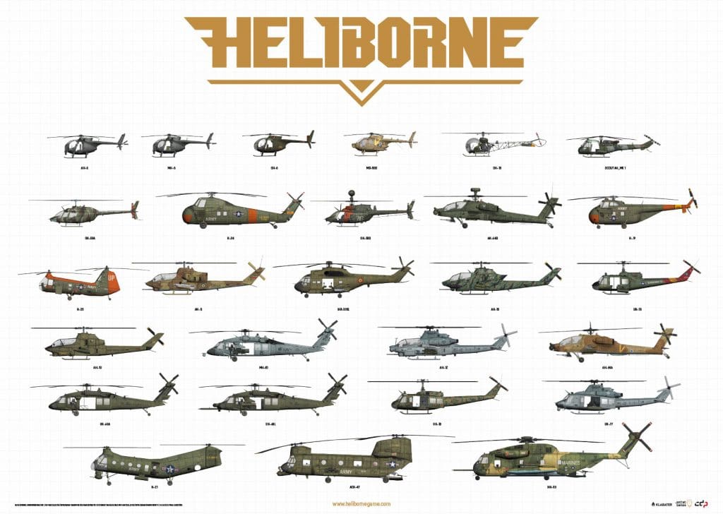 Heliborne NATO helicopters
