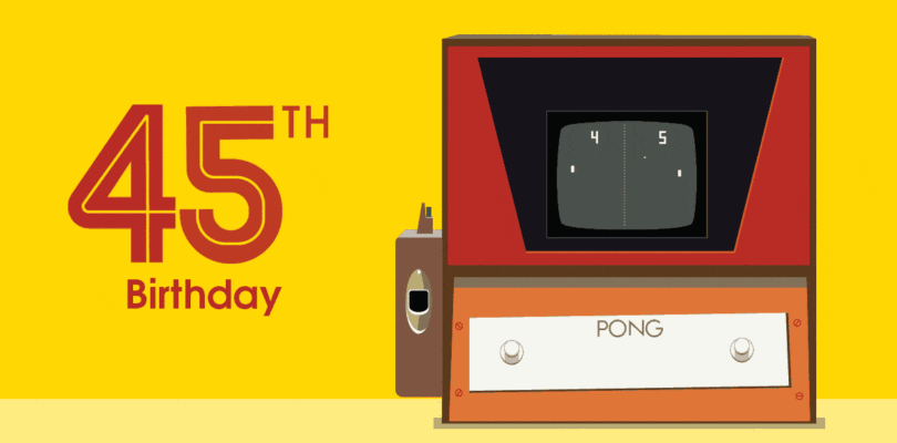 Atari Pong 45th Birthday