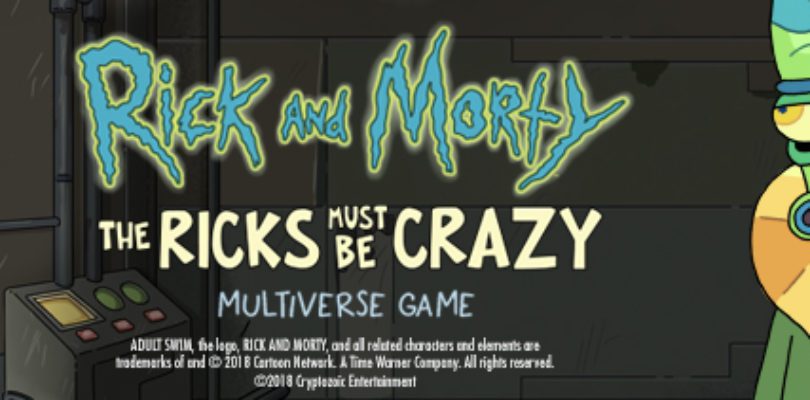 "Rick and Morty: The Ricks Must Be Crazy," Tabletop, Cryptozoic Entertainment - Website Banner