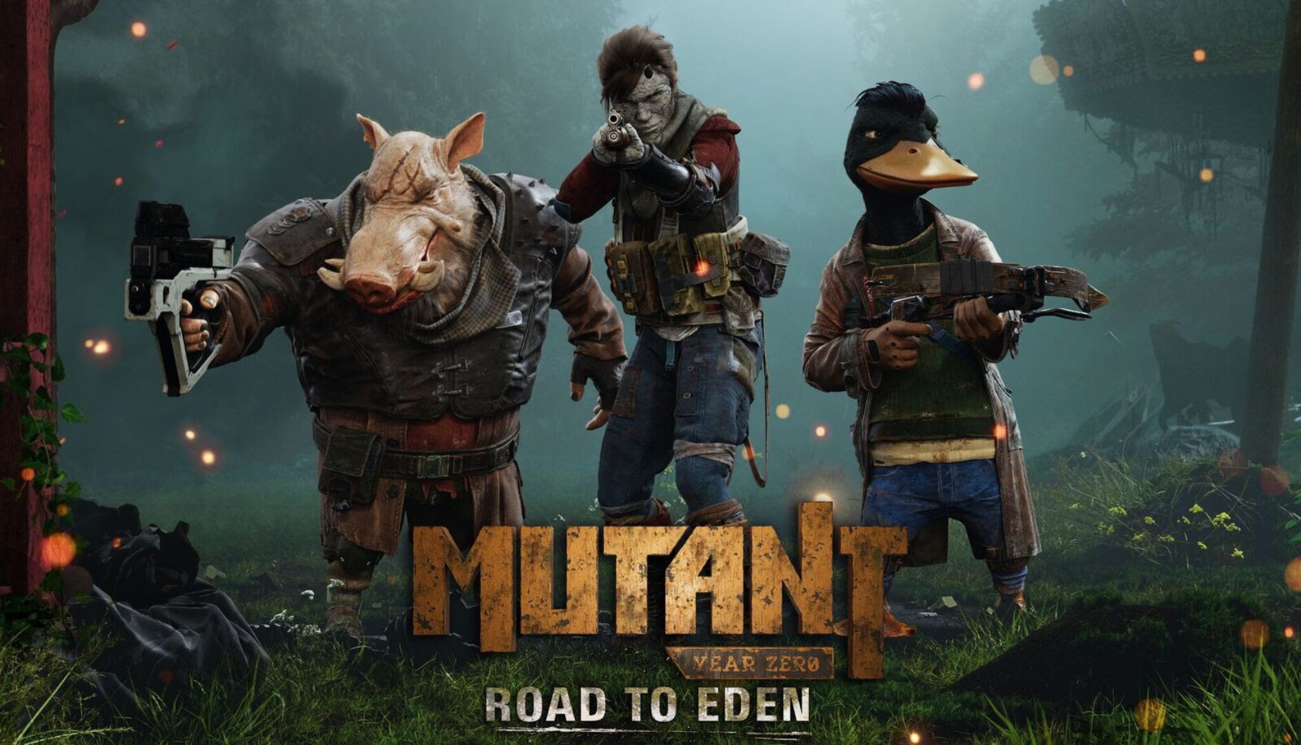 "Mutant Year Zero: Road to Eden," Funcom, The Bearded Ladies, PS4, Xbox One, PC- Title Art