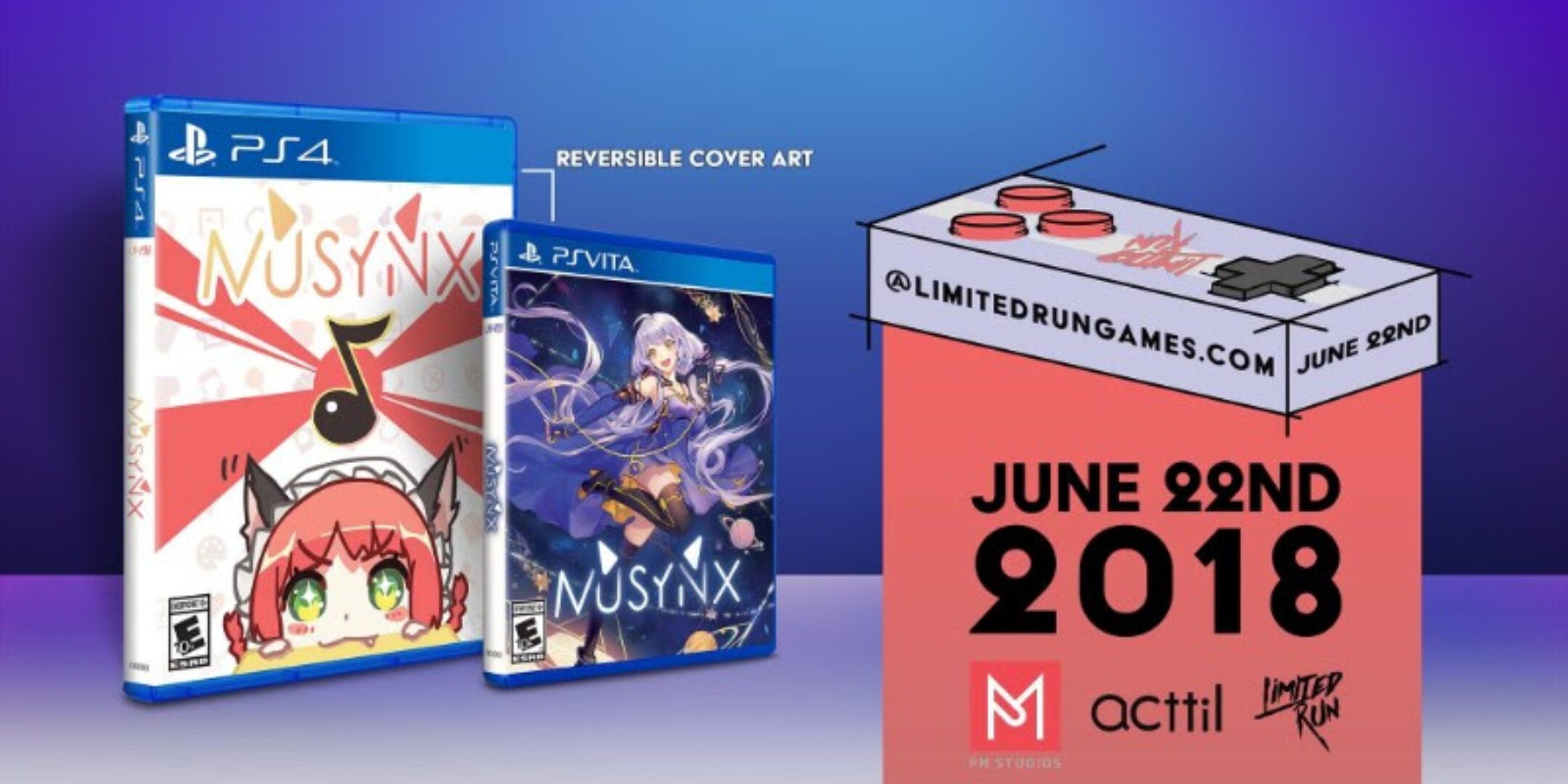 "MUSYNX," PS4, PS Vita, Switch- Physical Copies