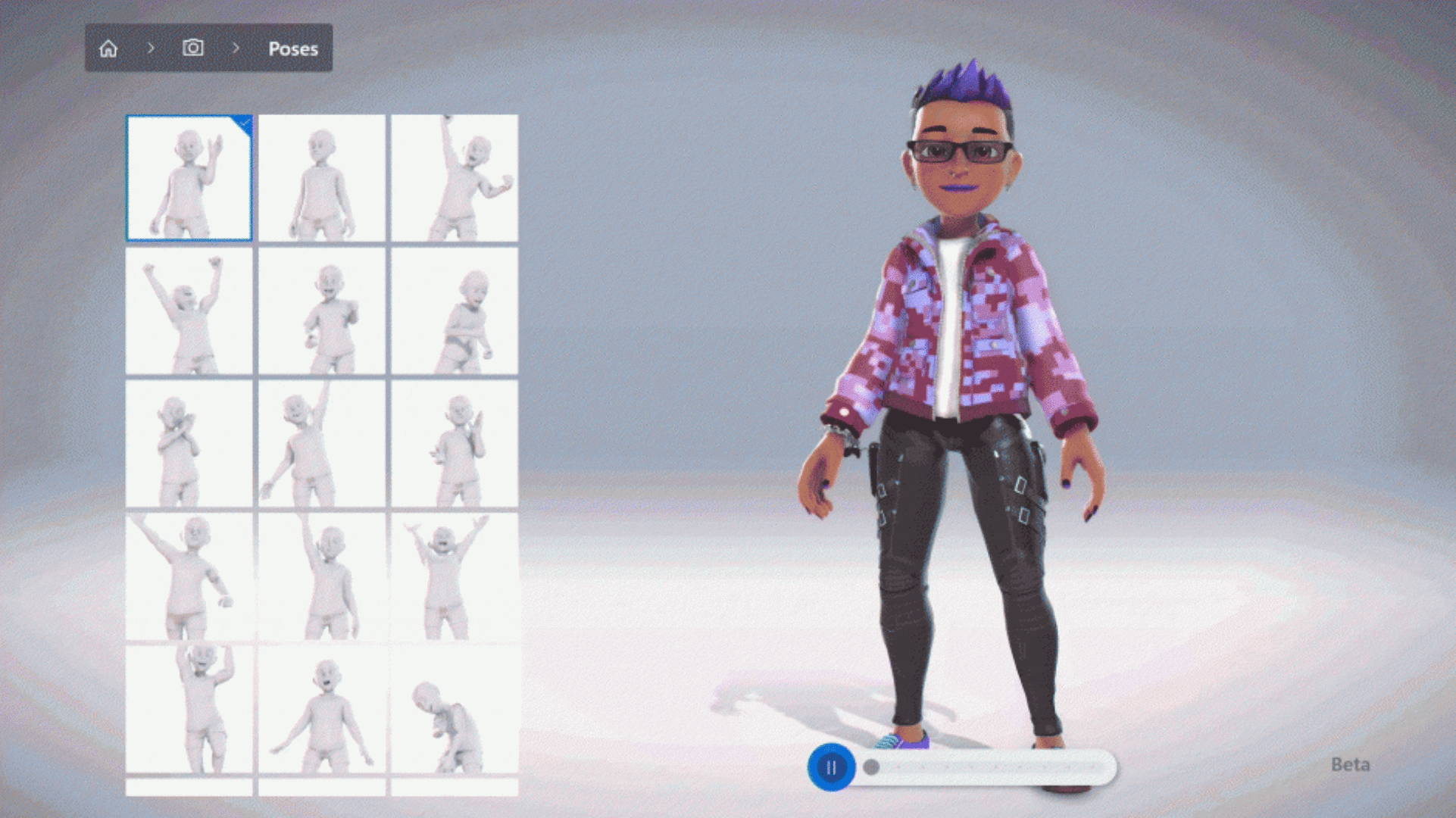 "Xbox Avatar Editor," Microsoft, Xbox One- Wave Hero