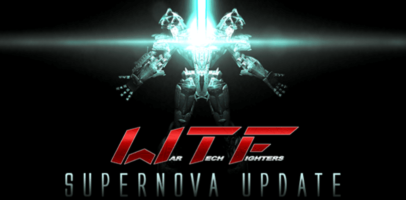 War Tech Fighters Supernova Update Logo