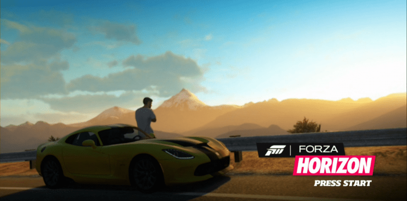 Forza Horizon Title Screen