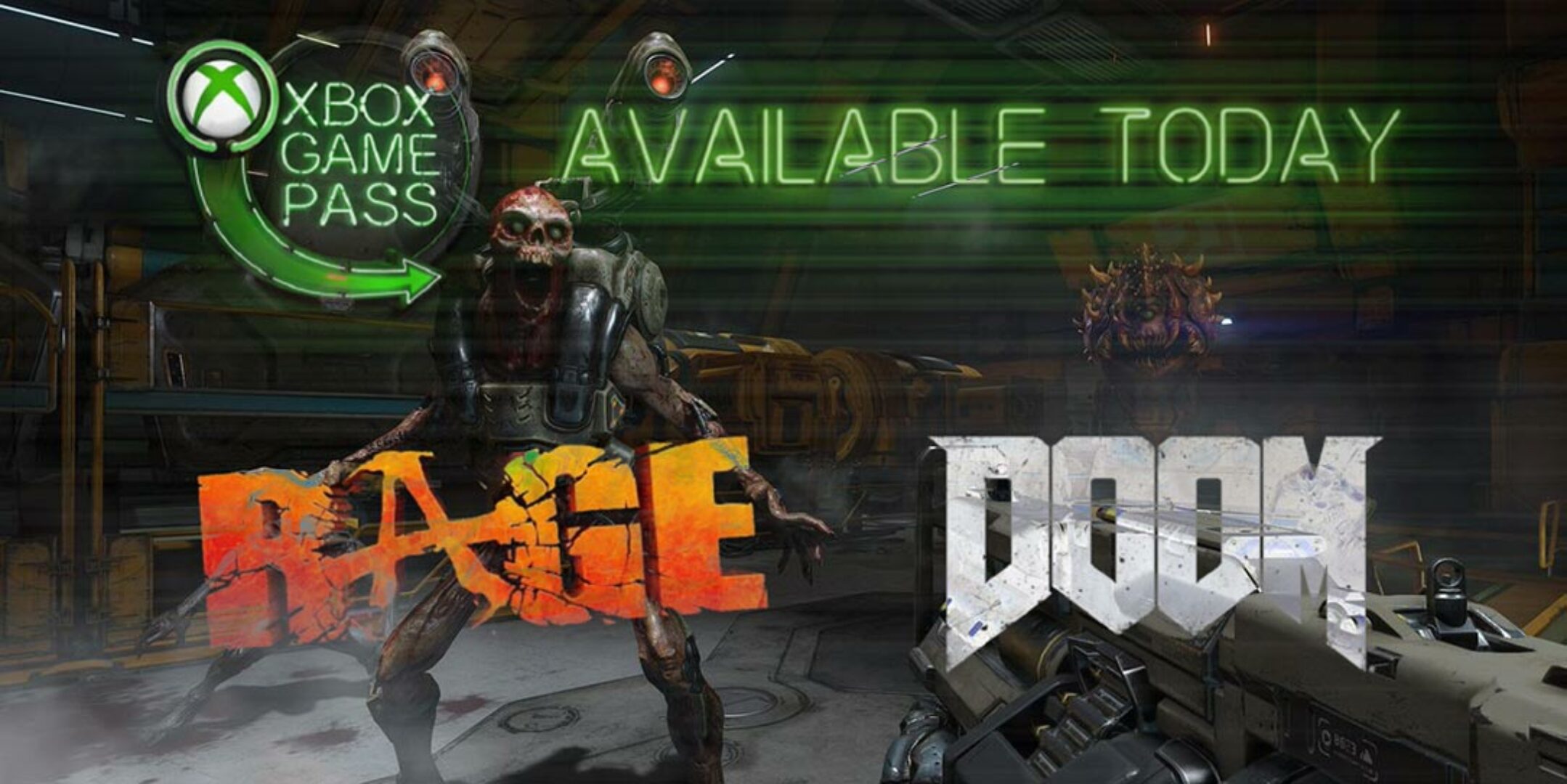 Doom and Rage Added to Xbox Game Pass