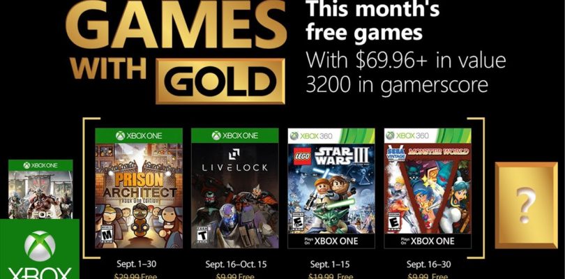 September 2018 Games with Gold Could Surprise