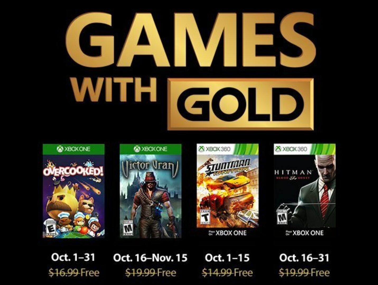 October 2018’s Games with Gold Offer Gets Hot