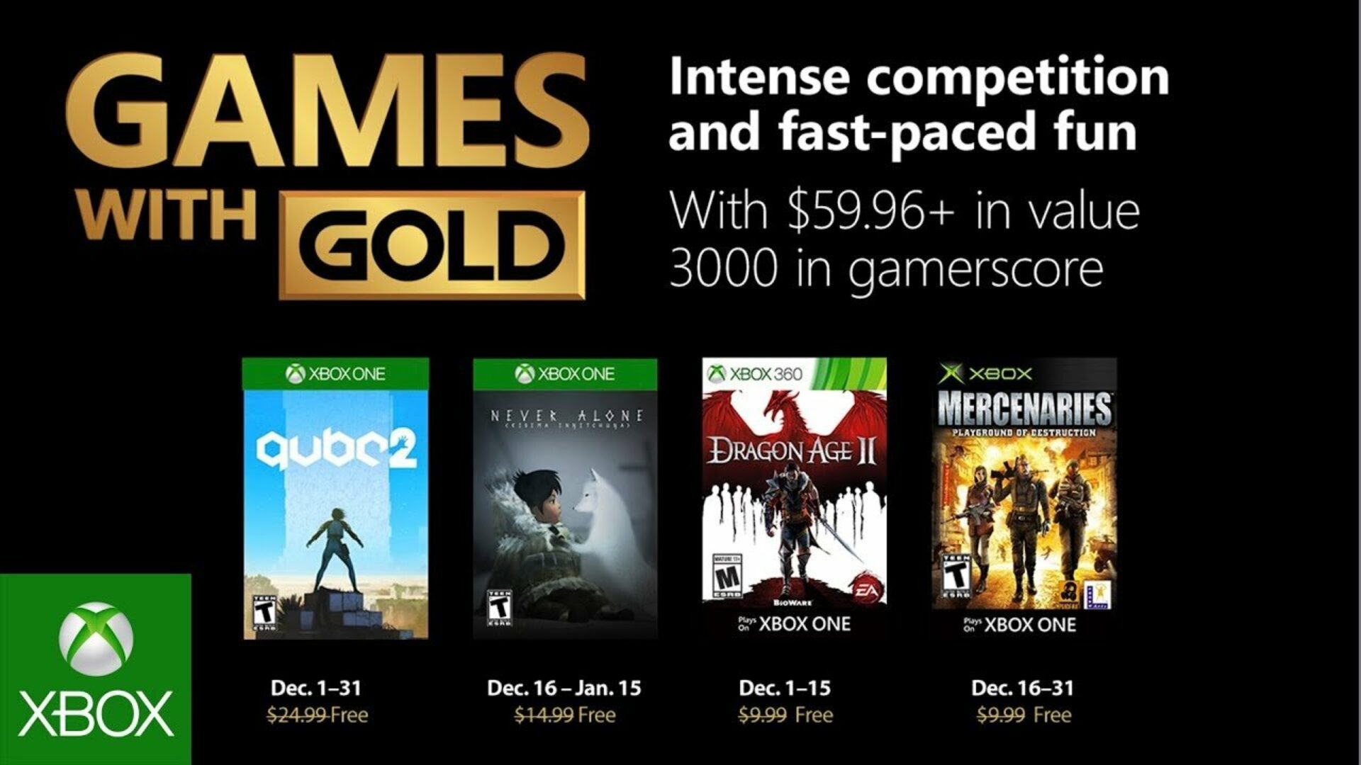 December 2018 Games with Gold Has Players Explore