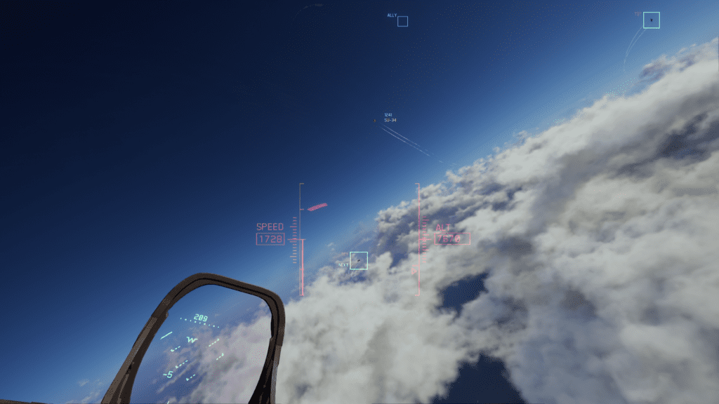 Ace Combat 7 Cockpit