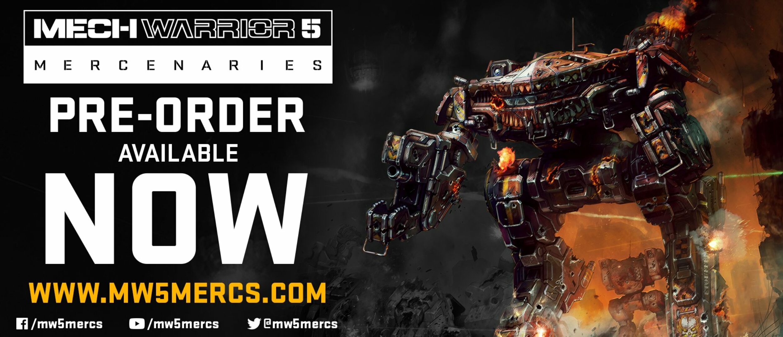 MechWarrior 5: Mercenaries Community Pre-Order Announced!