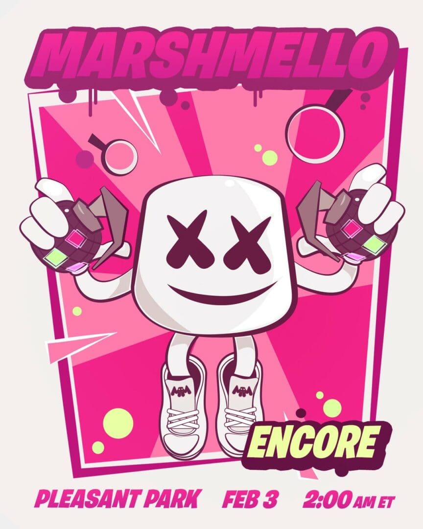 Marshmello Fortnite Encore Image via Marshmello twitter