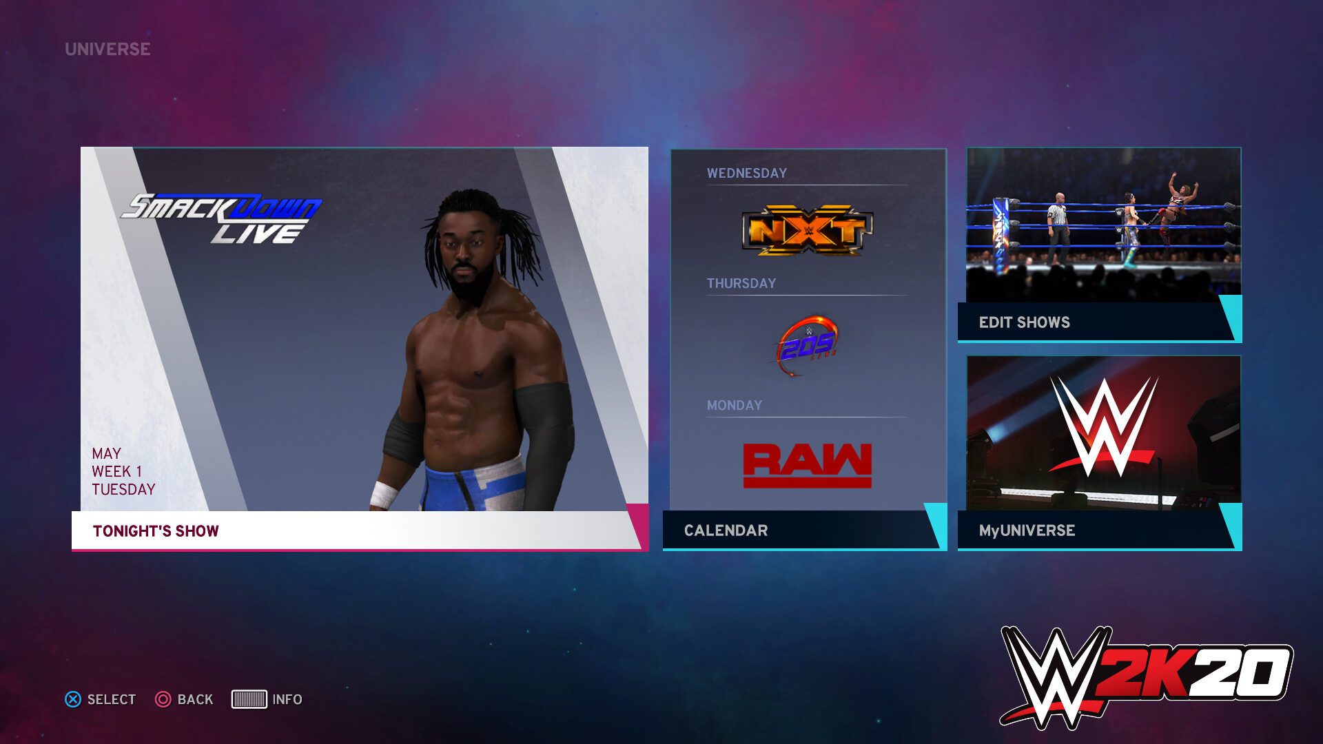 WWE 2K20 Universe Mode Hub