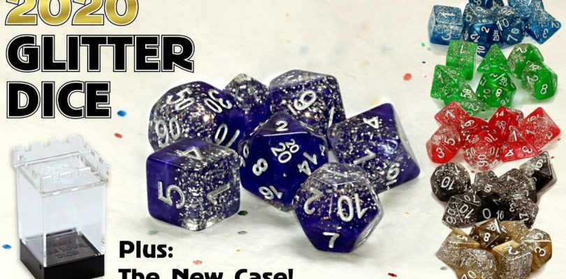 2020 Glitter Dice & Dice Tower Case Sparkle in new Kickstarter