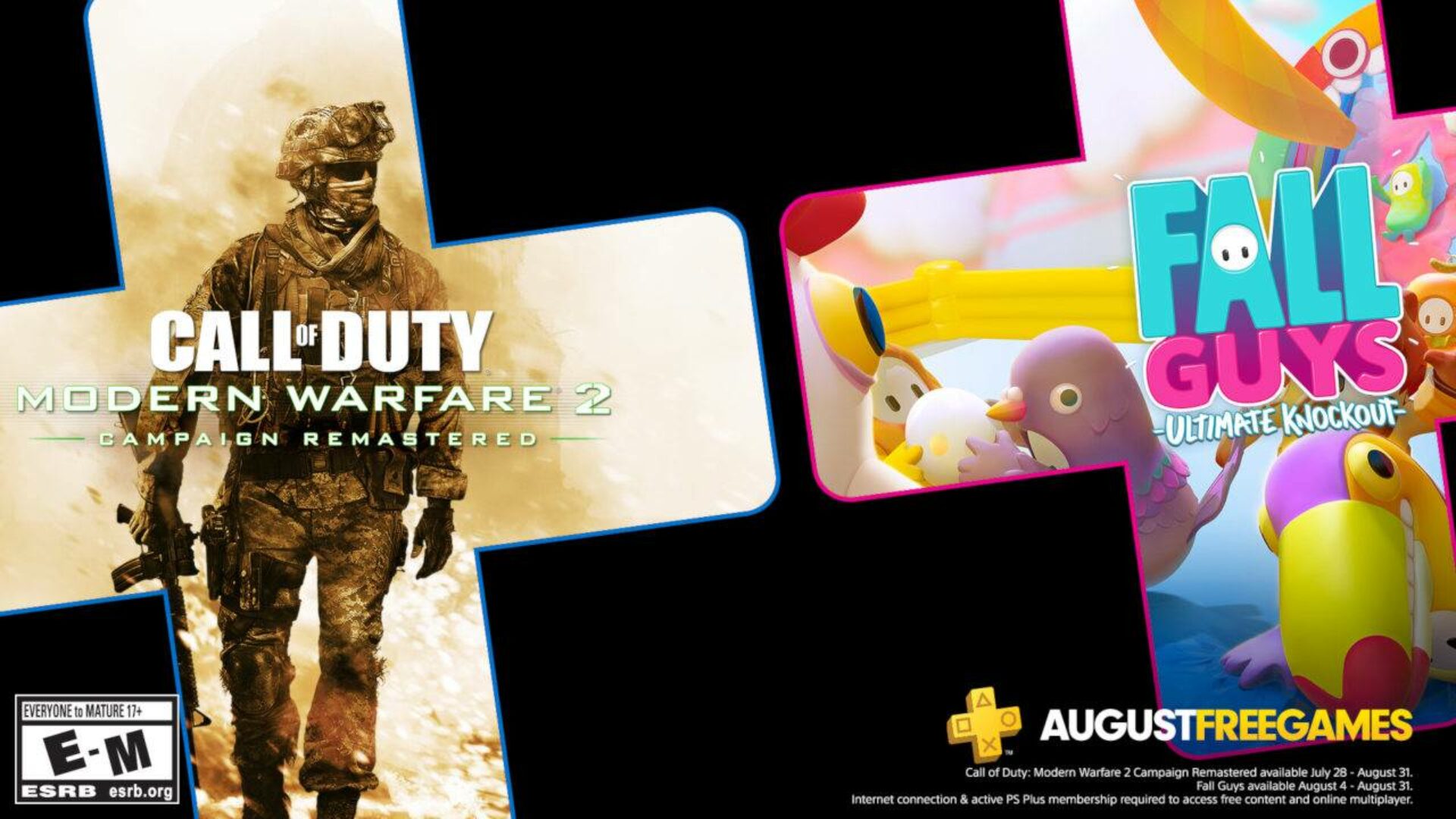 August 2020 Games with Gold Vs PS+ offers