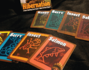 Hibernation tabletop deck building pied raven games food cards