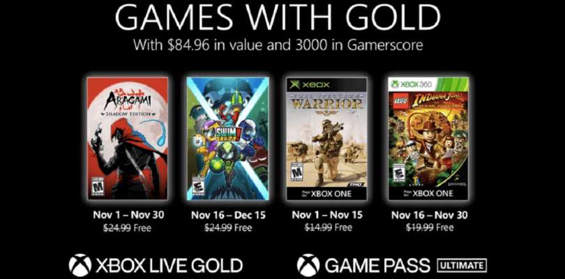 The November 2020 Games with Gold & PS Plus Offers