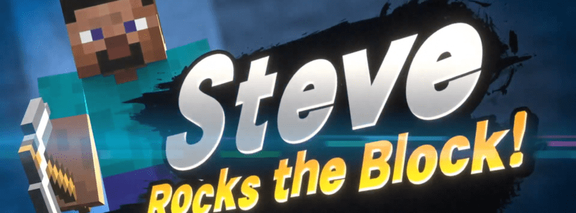 New Super Smash Bros. Ultimate DLC Fighter – Minecraft Steve -Revealed Oct. 1st