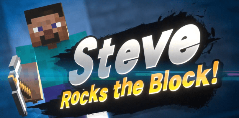 New Super Smash Bros. Ultimate DLC Fighter – Minecraft Steve -Revealed Oct. 1st