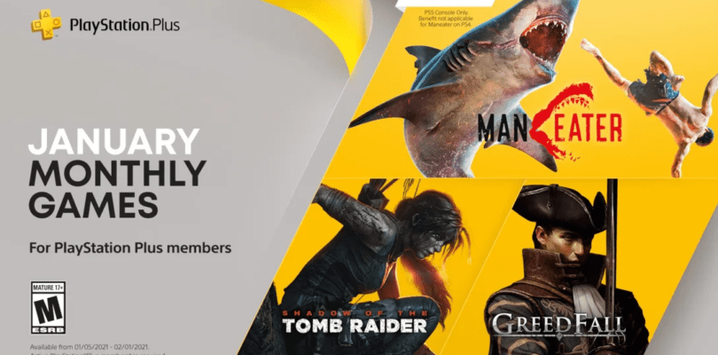 January 2021 PlayStation Plus Games Revealed