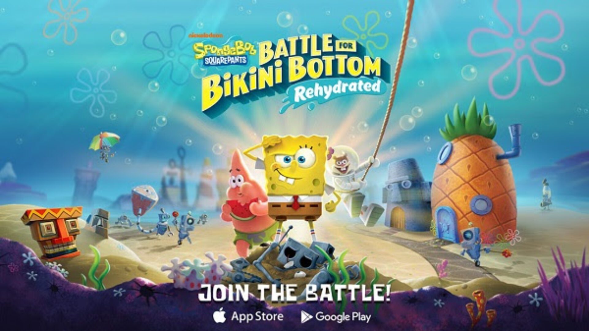 Spongebob: Battle For Bikini Bottom Rehydrated now available on Mobile devices