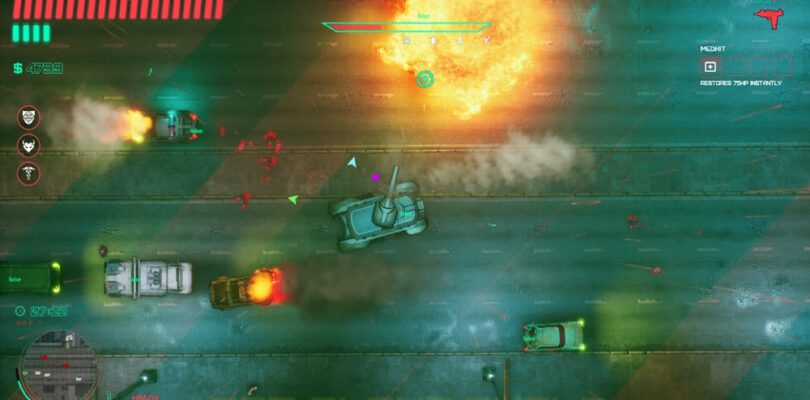 Daedlic Entertainment Announces Top-Down Cyberunk Action Title, Glitchpunk