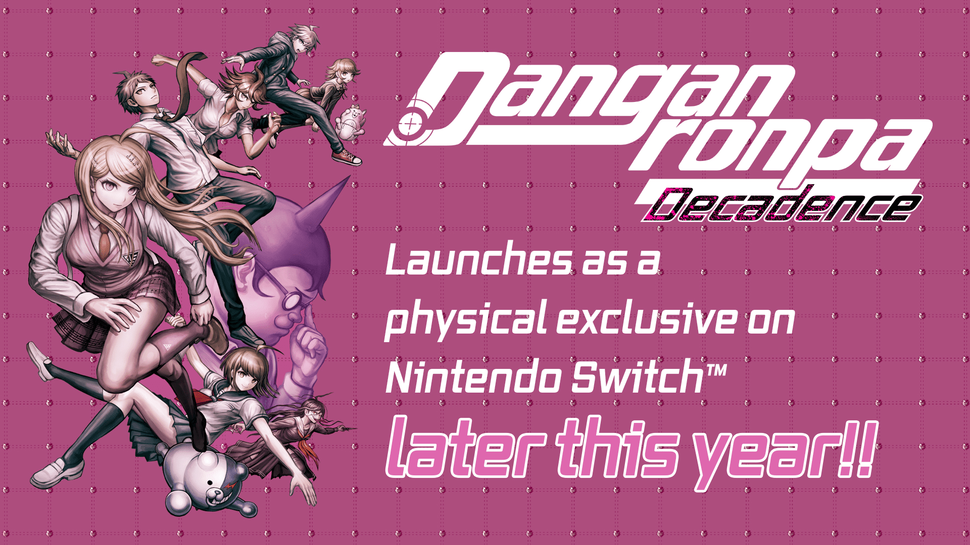 Danganronpa Decadence and More Announced for Nintendo Switch