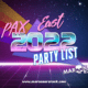 PAX East 2022 Welcome Back Party and Event List