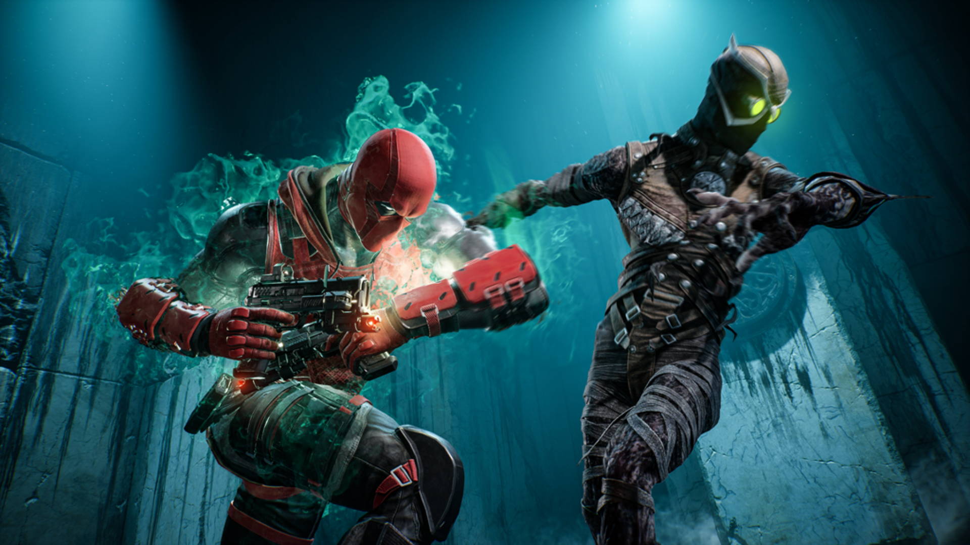 A Look at Red Hood in the Gotham Knights Gameplay Trailer