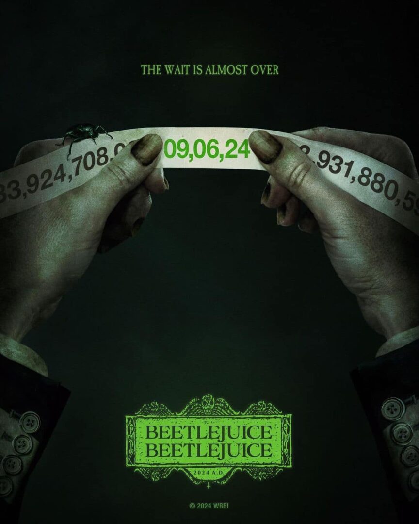 Beetlejuice Beetlejuice Release Date Announced