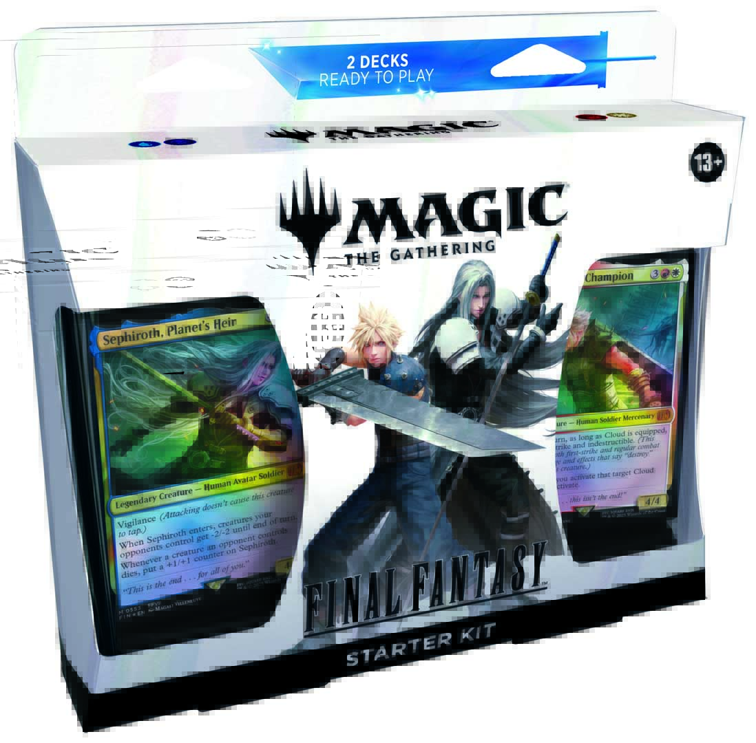 when does final fantasy mtg release on arena Magic The Gathering: Final Fantasy Commander 4-Deck Case